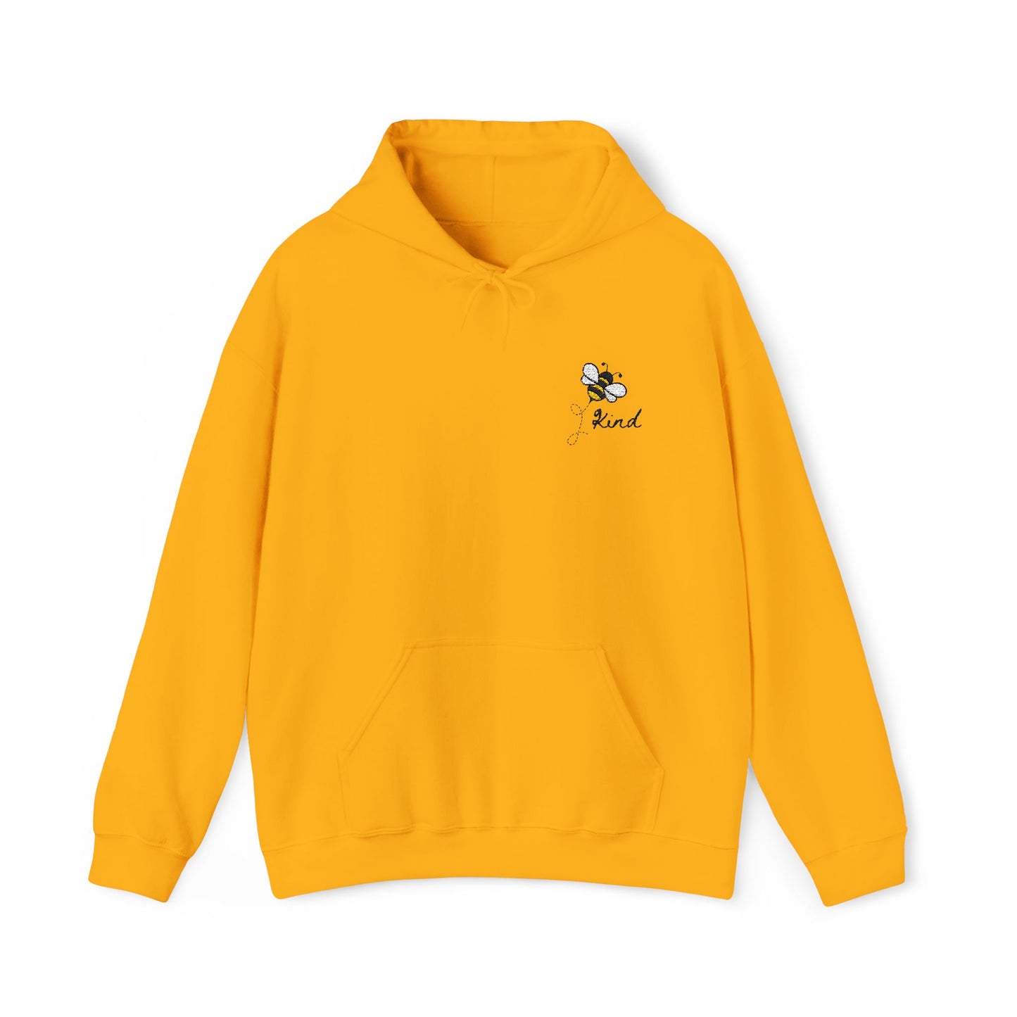 Bee Kind Hooded Sweatshirt - Eco-Friendly, Comfortable, Perfect for Gifting