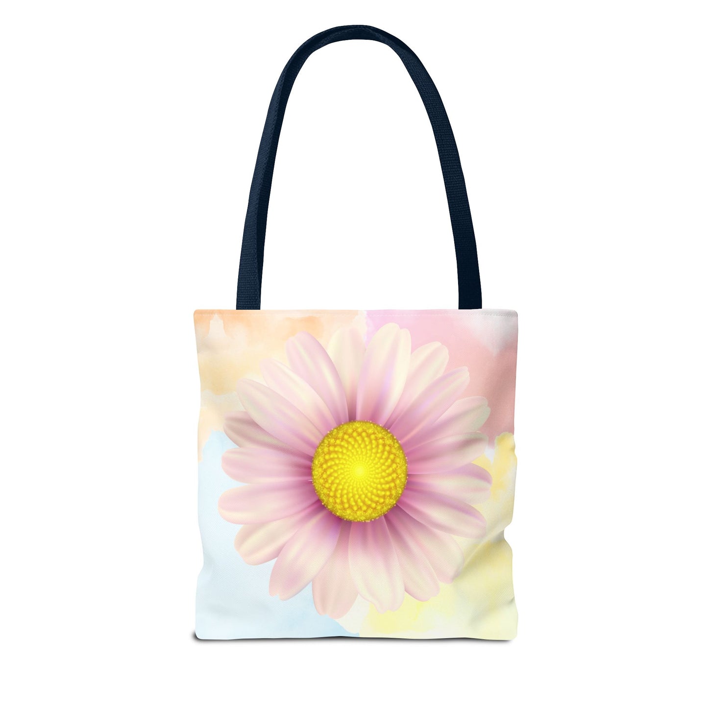 Lavender Watercolor Daisy Garden Tote Bag