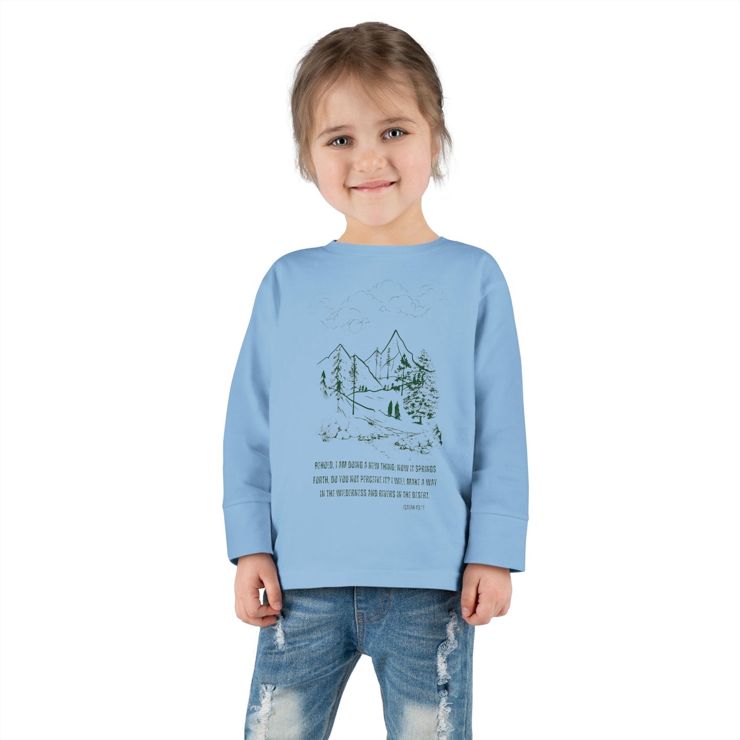 A New Thing Isaiah 43:19 Toddler Long Sleeve Tee
