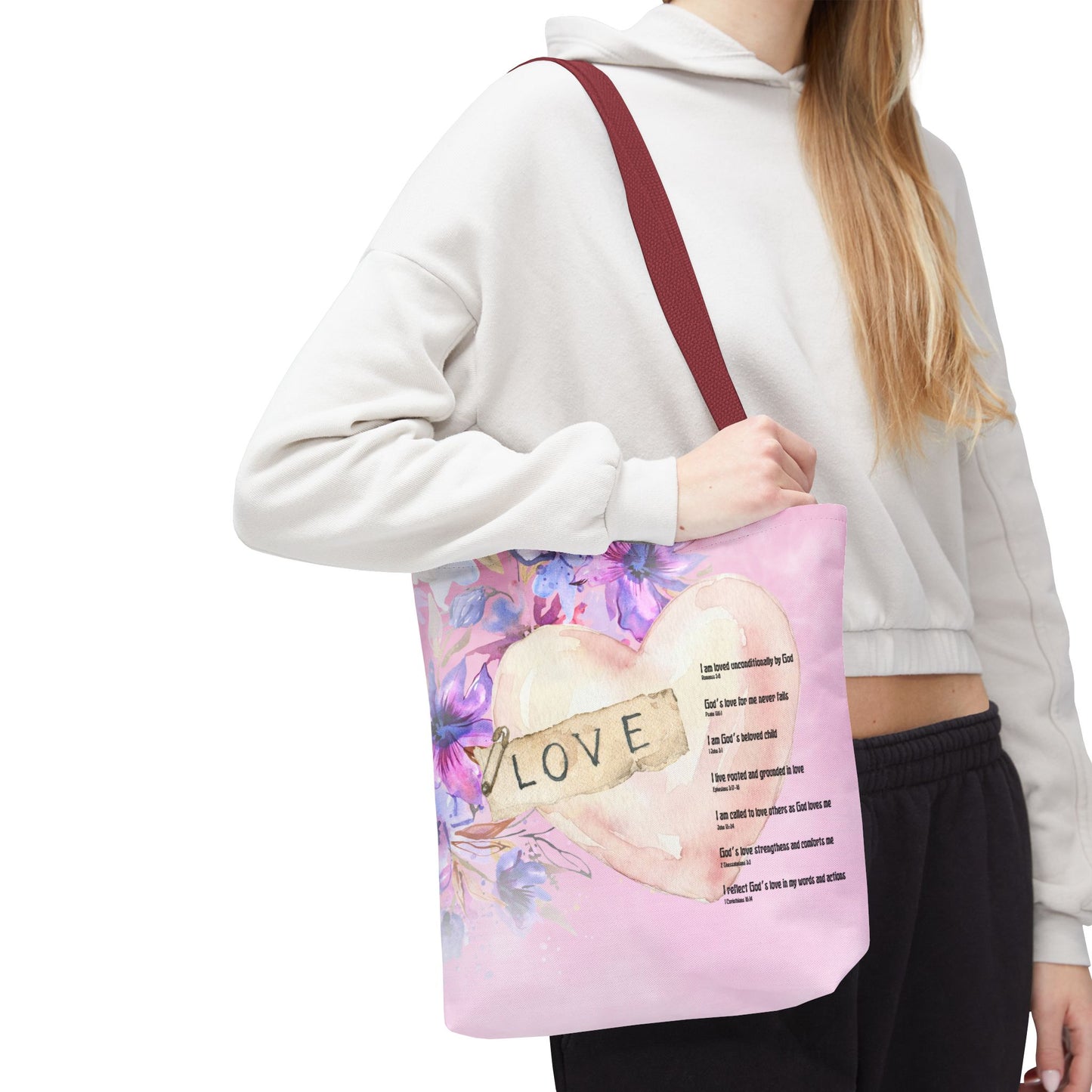 Love Affirmations Tote Bag