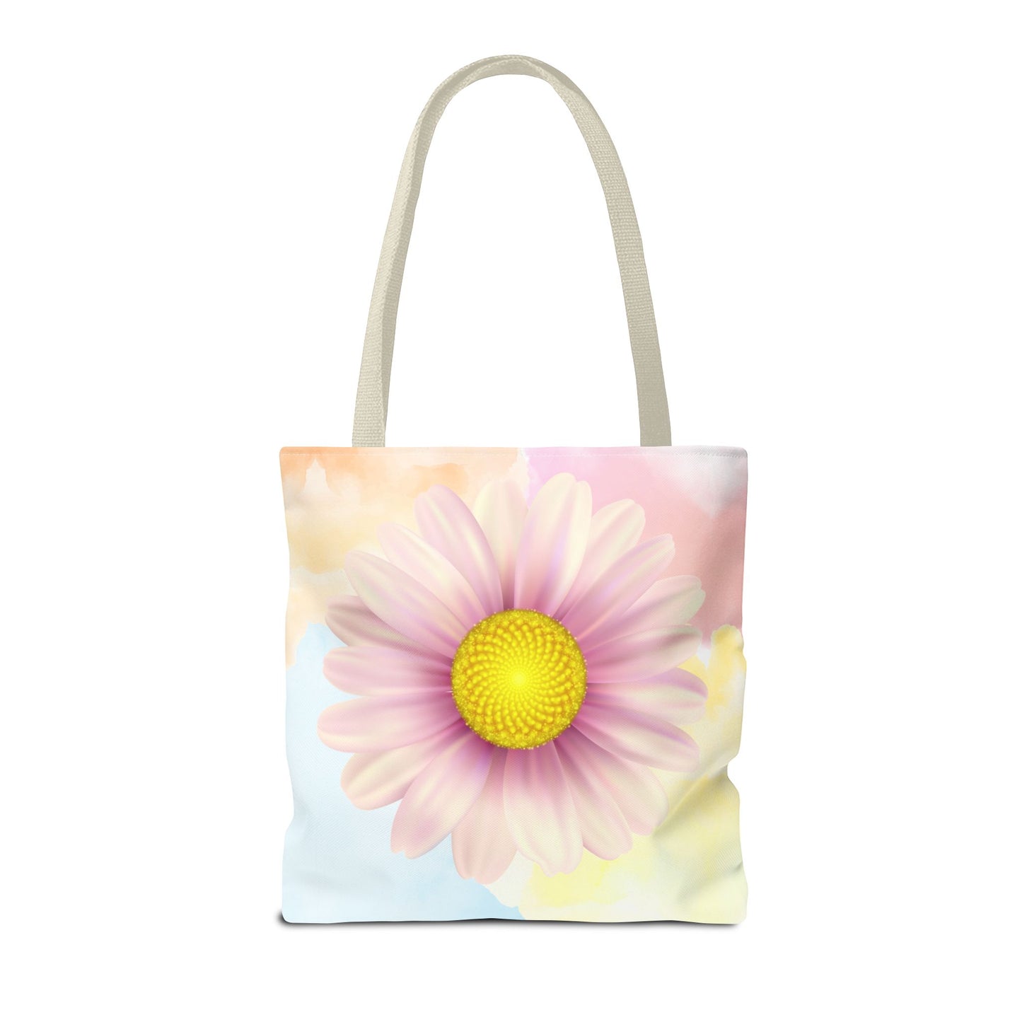Lavender Watercolor Daisy Garden Tote Bag