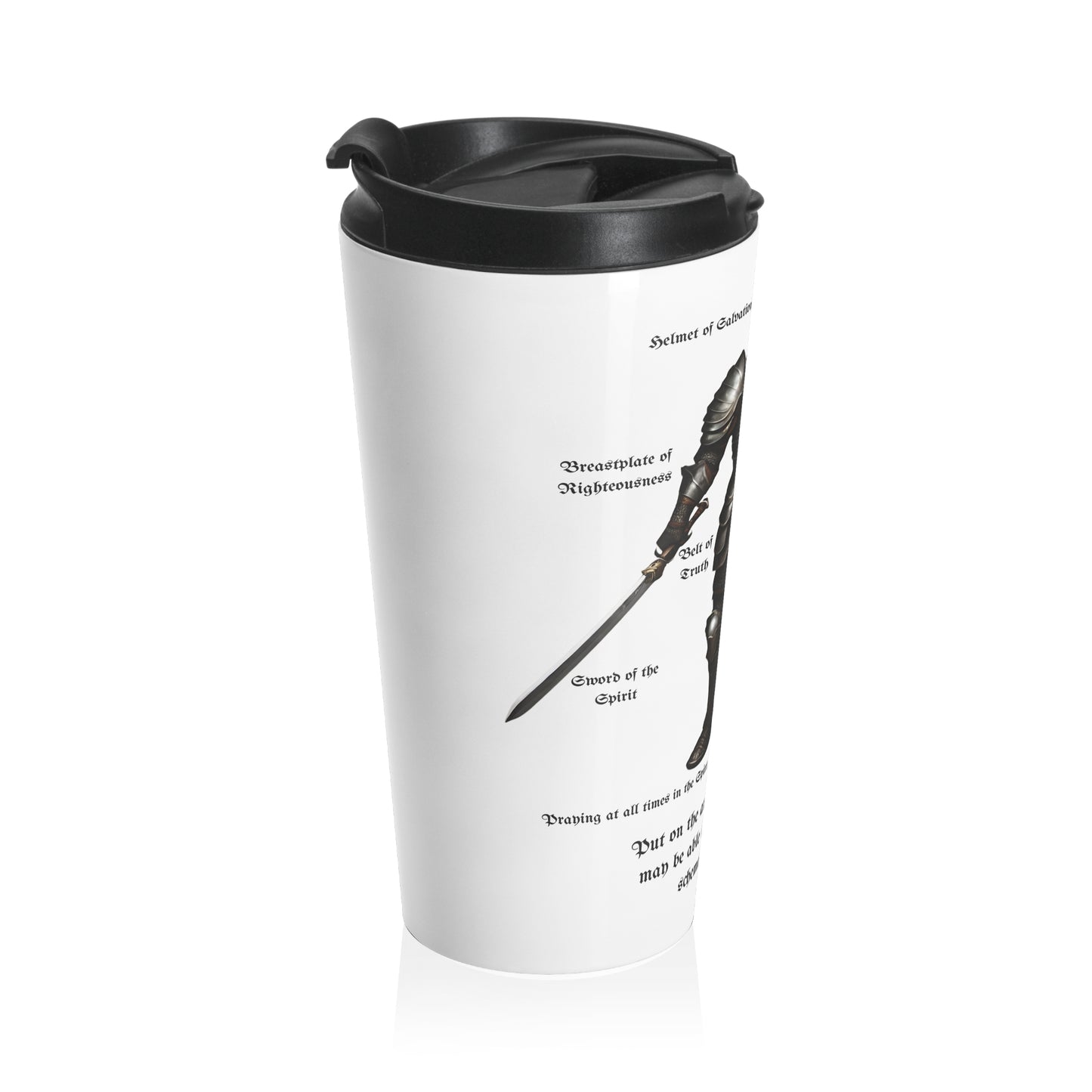 Full Armor of God Stainless Steel Travel Mug