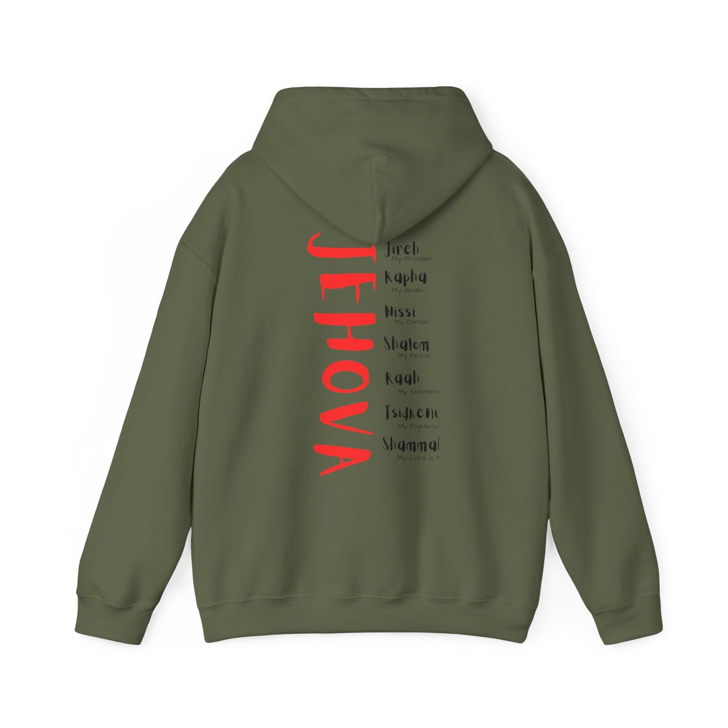 Jehovah Hooded Sweatshirt - Comfort and Spirituality