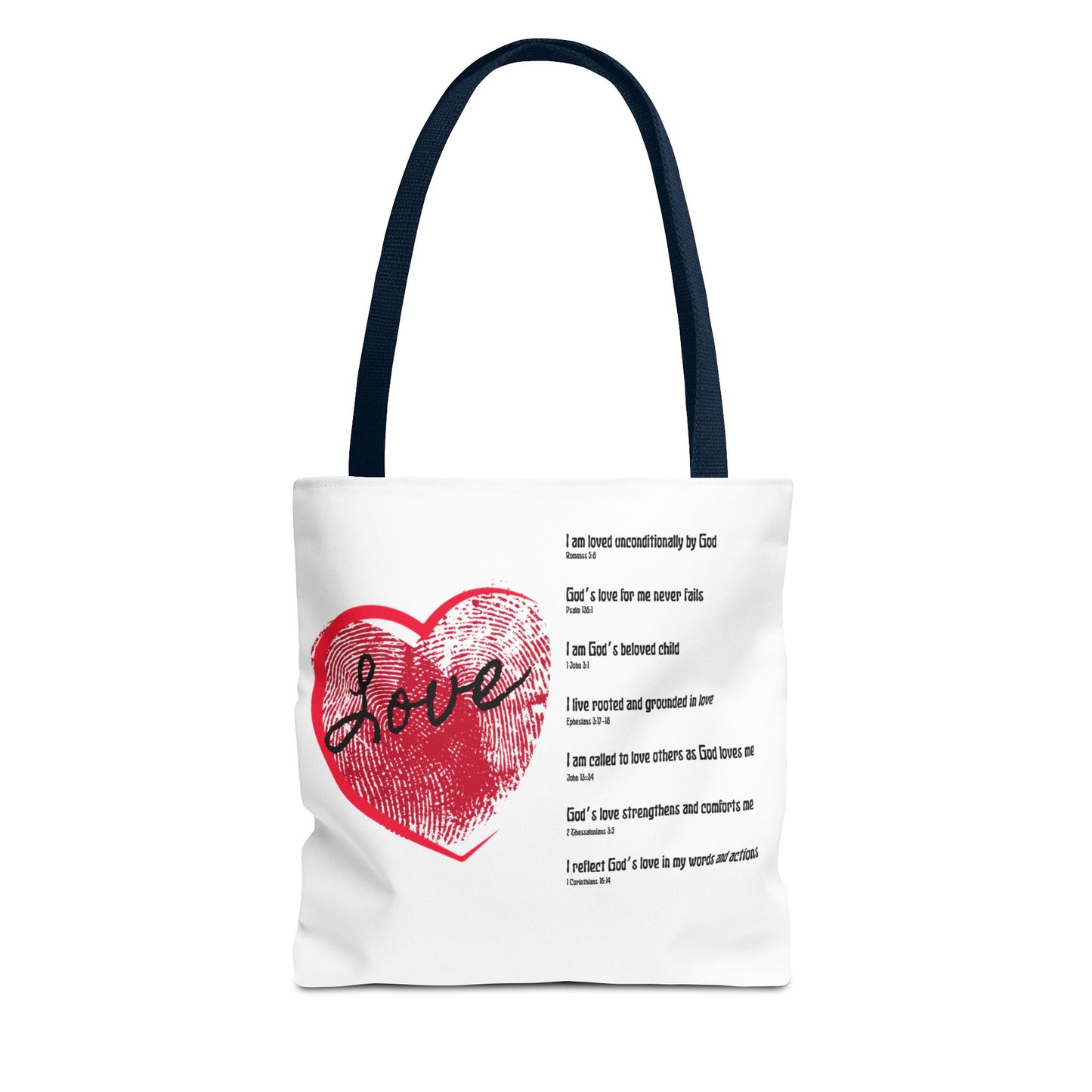 Love Affirmations Tote Bag