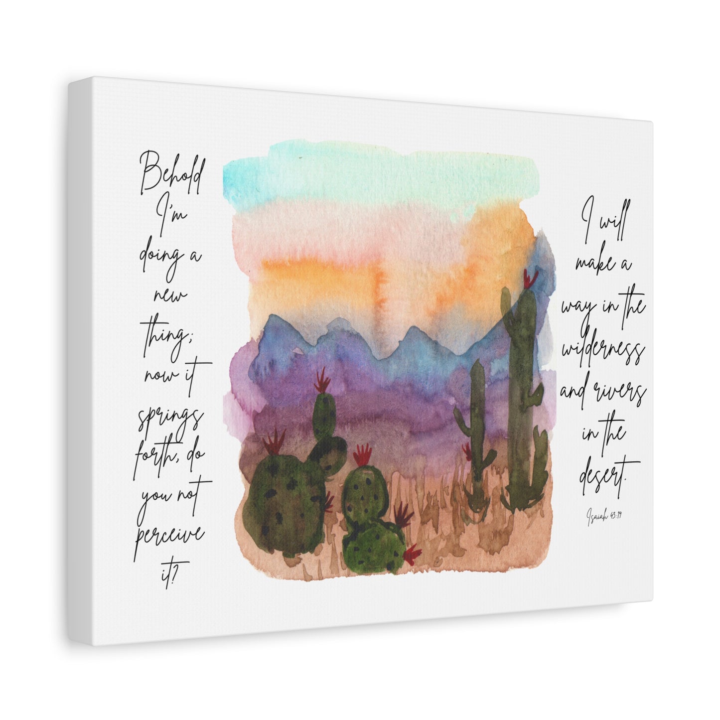 Do you not perceive it Canvas Art