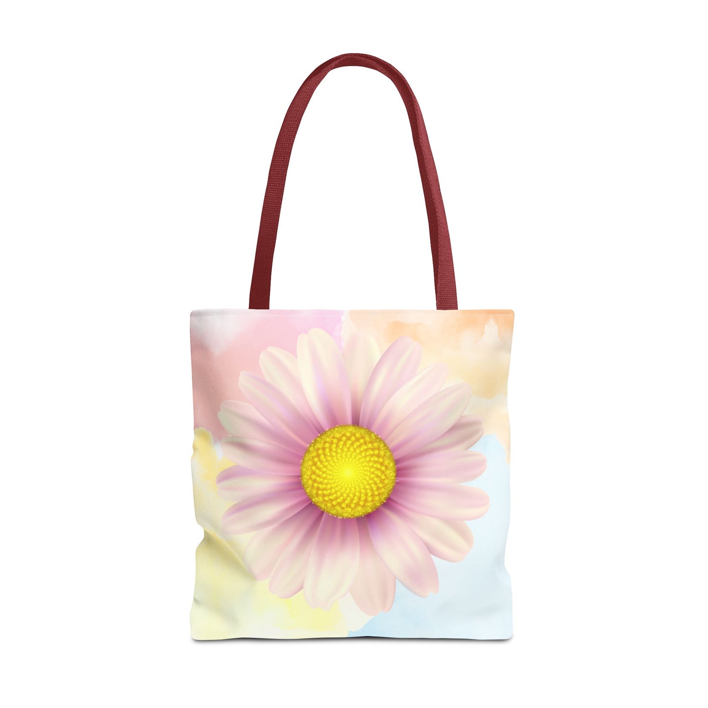 Lavender Watercolor Daisy Garden Tote Bag