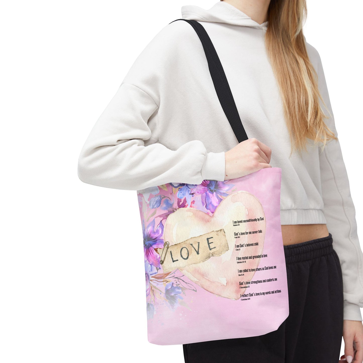 Love Affirmations Tote Bag
