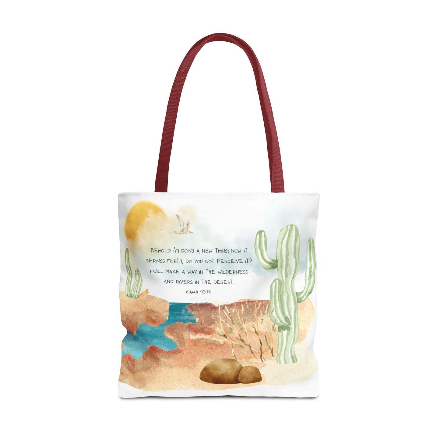 Isaiah 43:19 Tote Bag