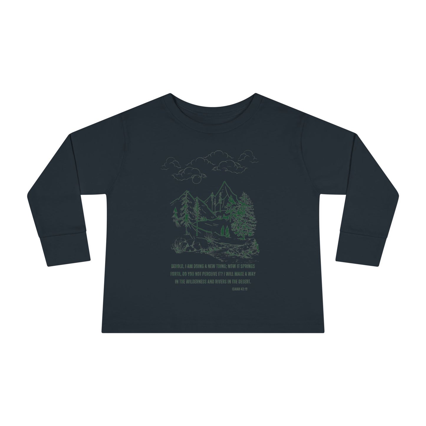 A New Thing Isaiah 43:19 Toddler Long Sleeve Tee