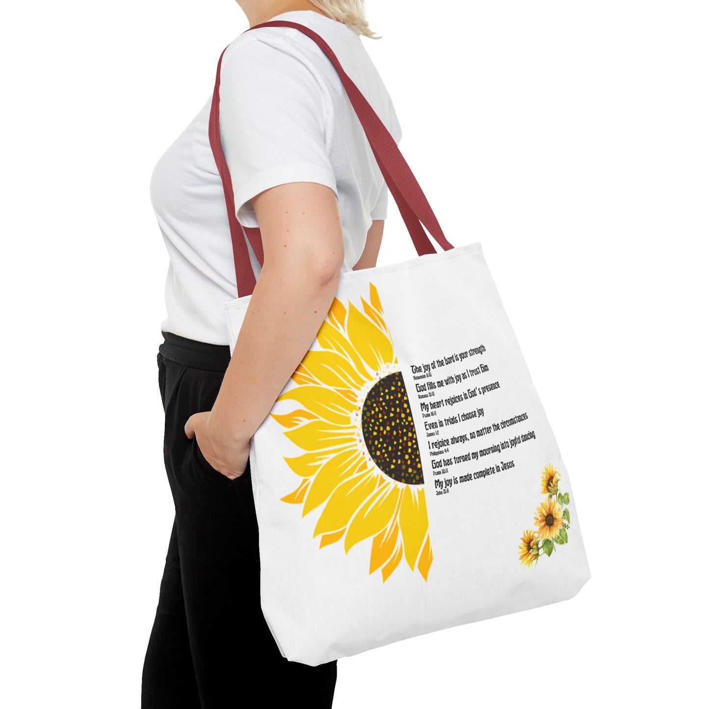 Joy Affirmations Tote Bag