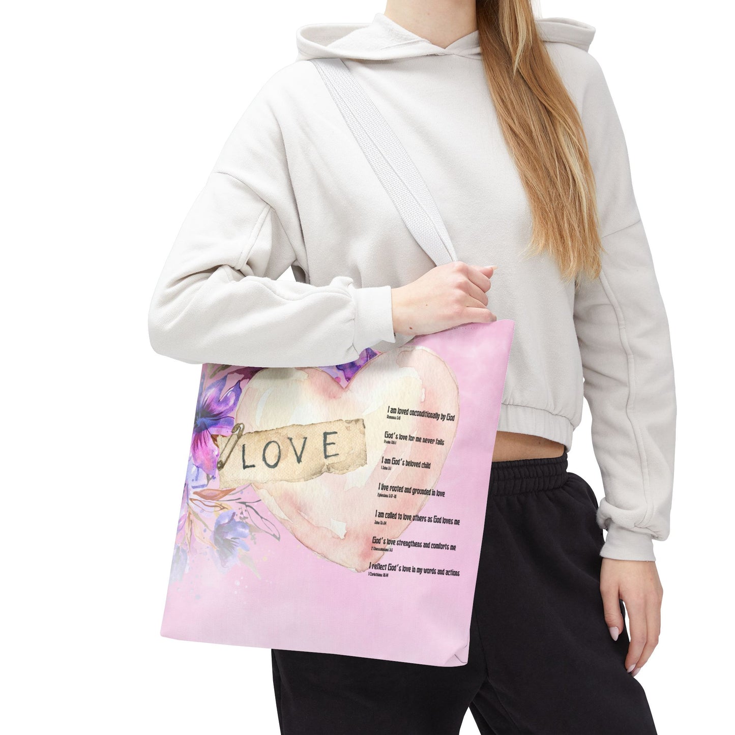 Love Affirmations Tote Bag