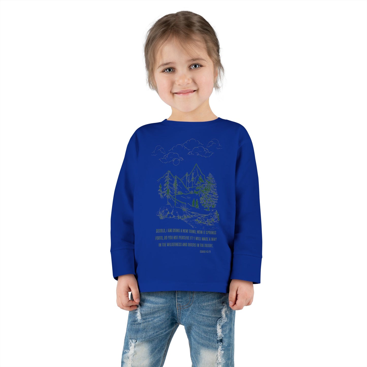 A New Thing Isaiah 43:19 Toddler Long Sleeve Tee