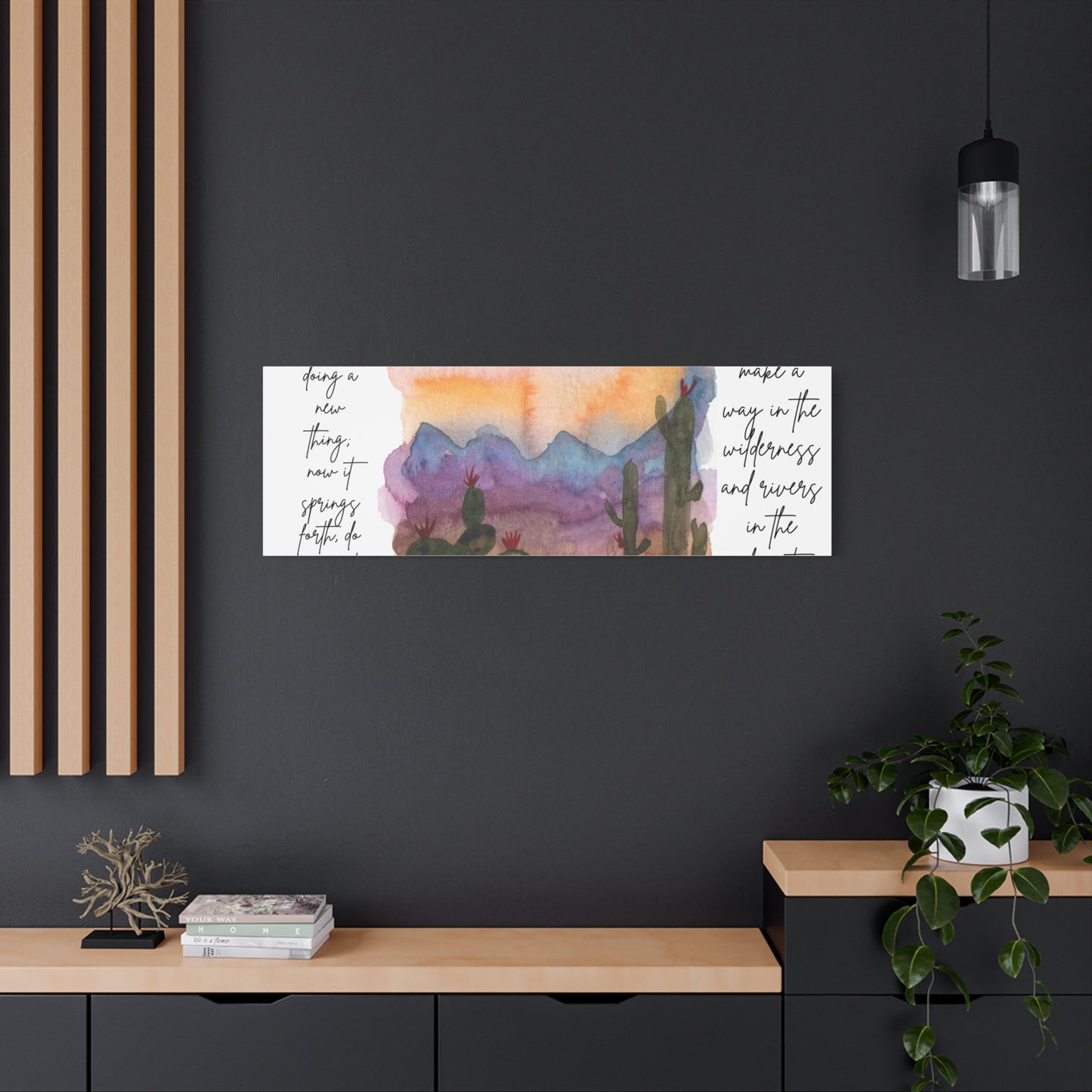 Do you not perceive it Canvas Art