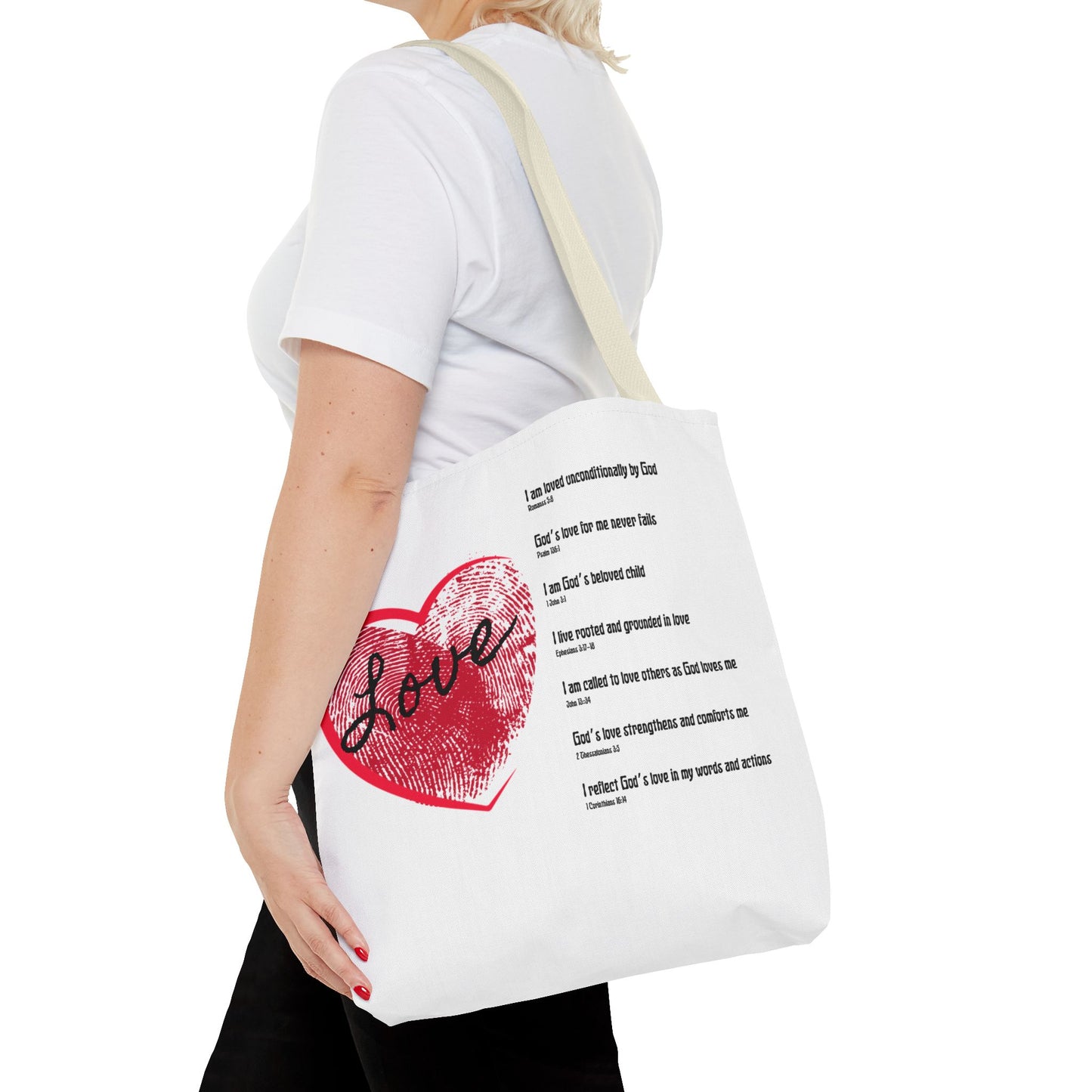 Love Affirmations Tote Bag