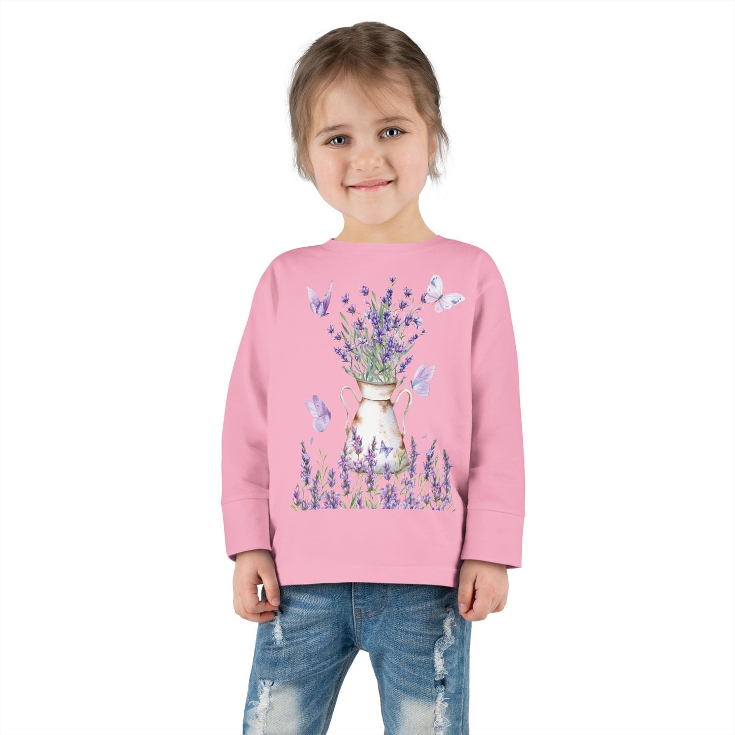 Lilacs Toddler Long Sleeve Tee