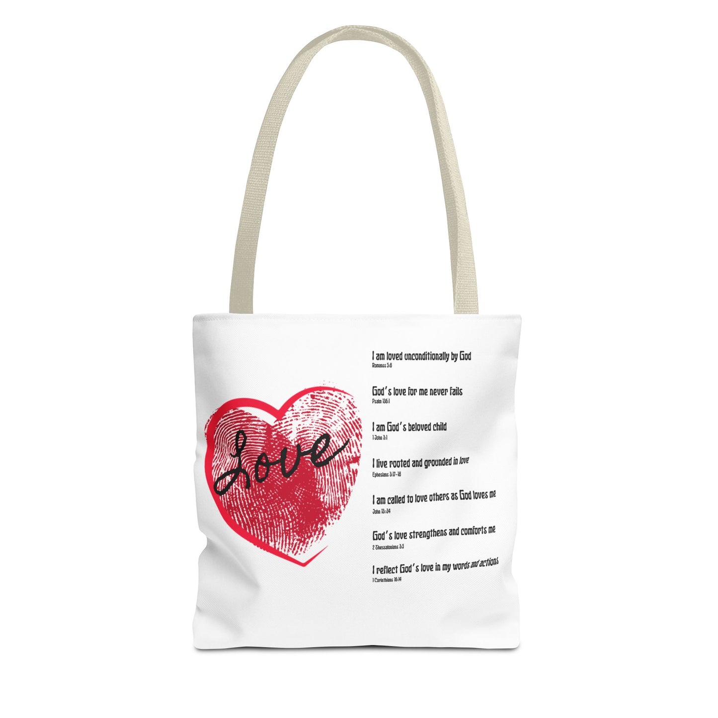 Love Affirmations Tote Bag