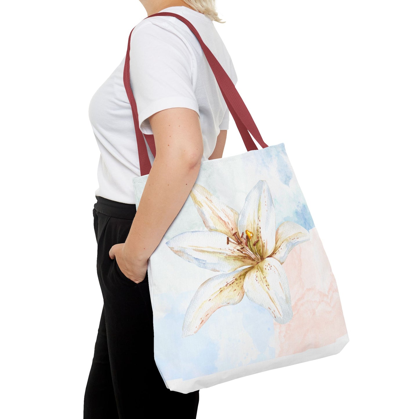White Lily Tote Bag