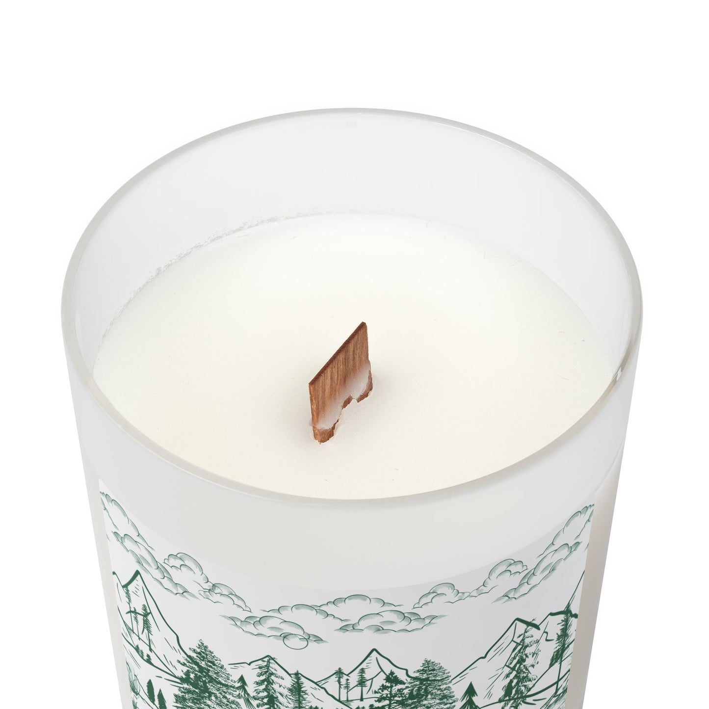 Isaiah 40:31 Frosted Glass Candle, 11oz