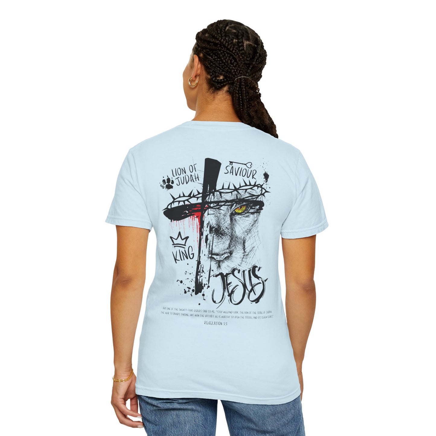 Lion of Judah Rev 5:5 T-shirt - Faith Inspired Streetwear