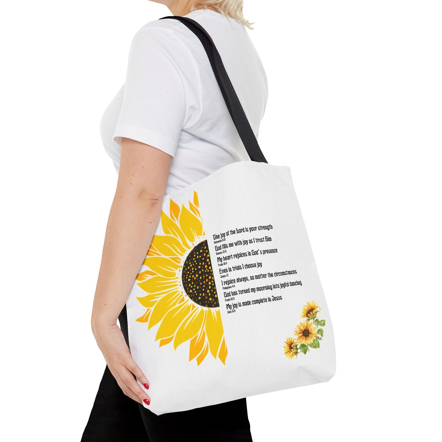 Joy Affirmations Tote Bag