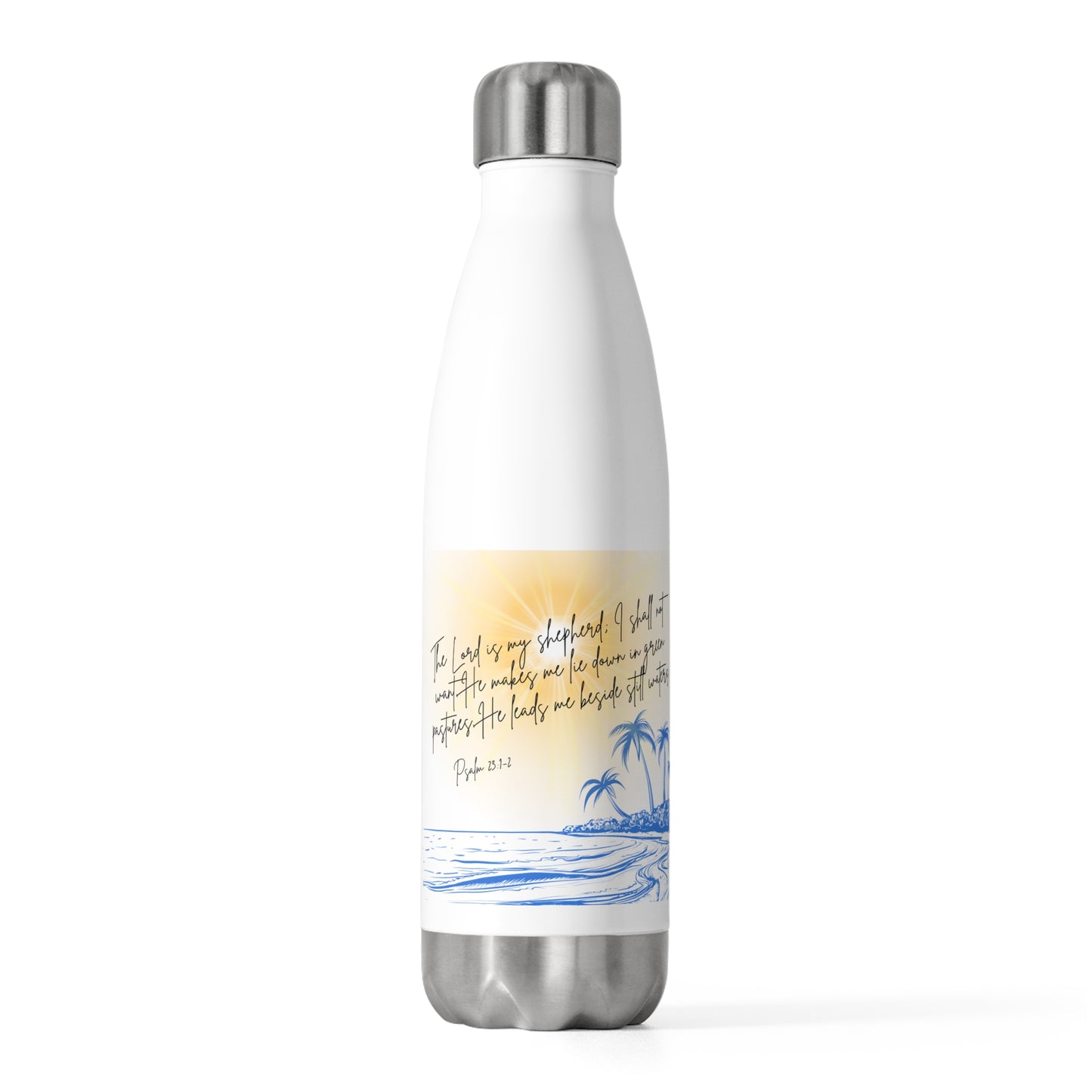 Psalm 23 20oz Insulated Water Bottle