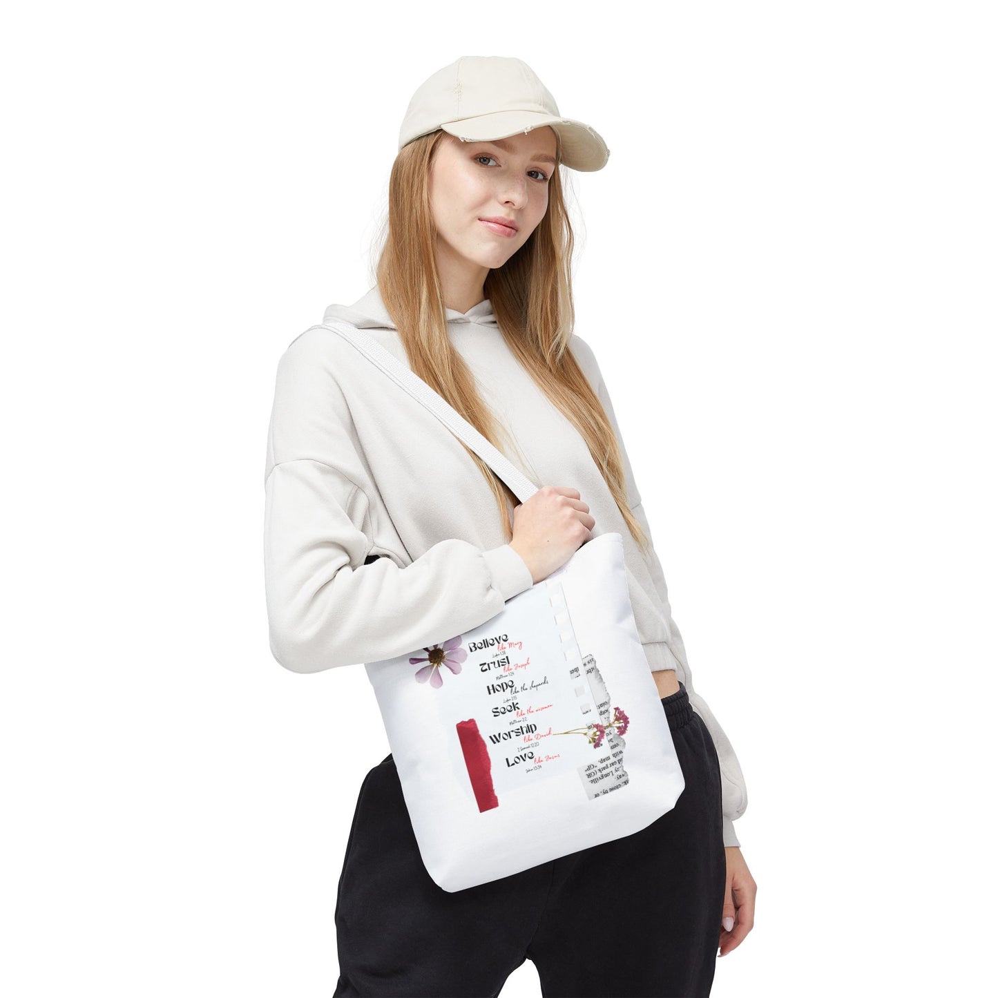 Believe Like Mary Tote Bag