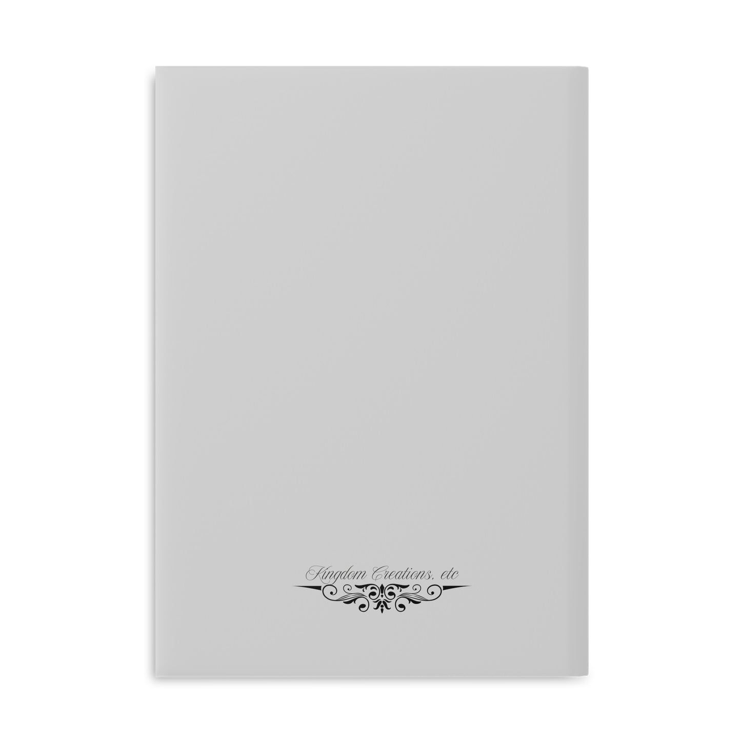 Grey Armor of God Hardcover Notebook