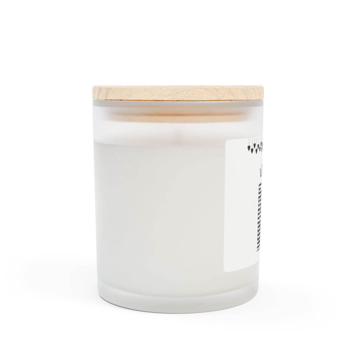 Love Is Frosted Glass Candle, 11oz