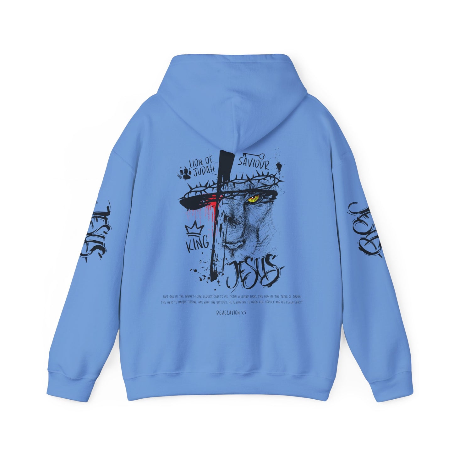 Lion of Judah Rev 5:5 Hooded Sweatshirt