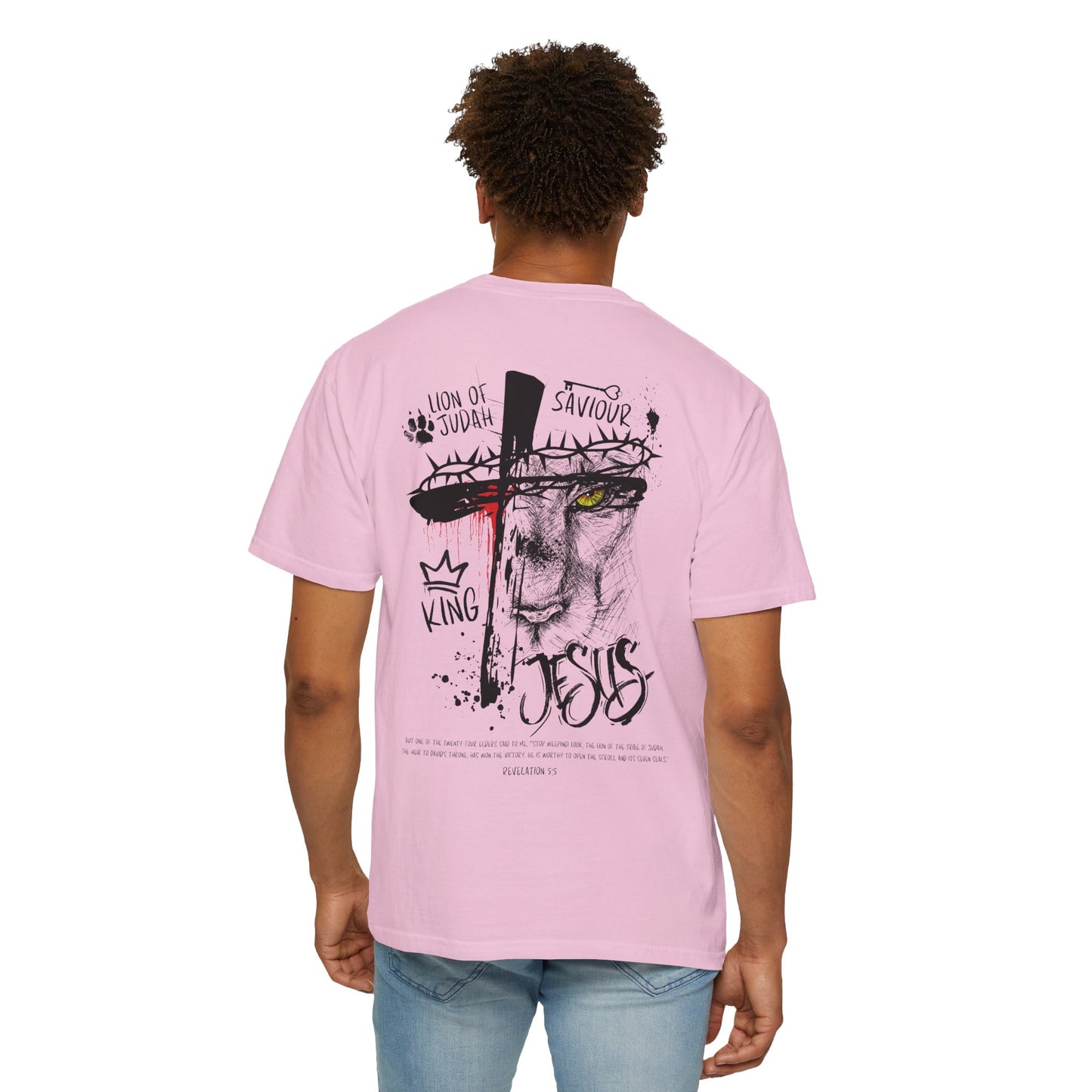 Lion of Judah Rev 5:5 T-shirt - Faith Inspired Streetwear