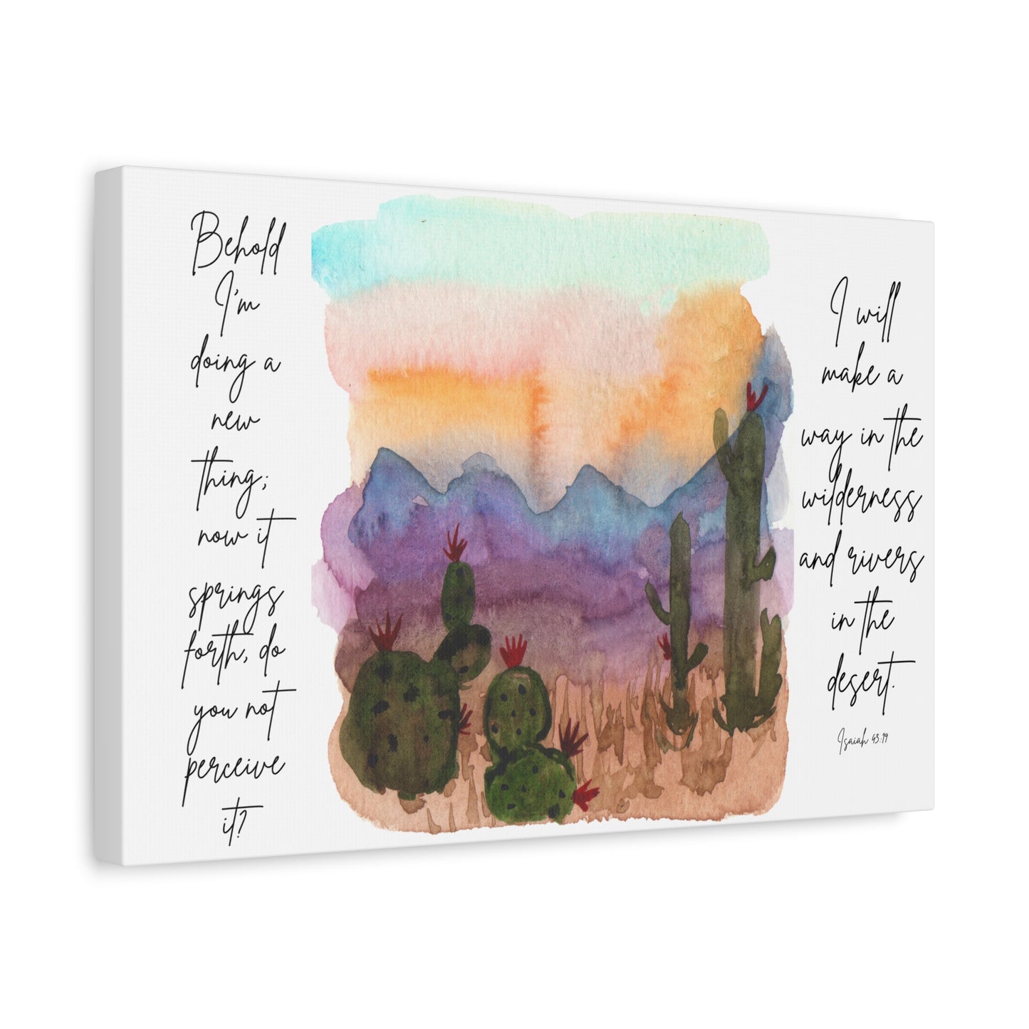 Do you not perceive it Canvas Art