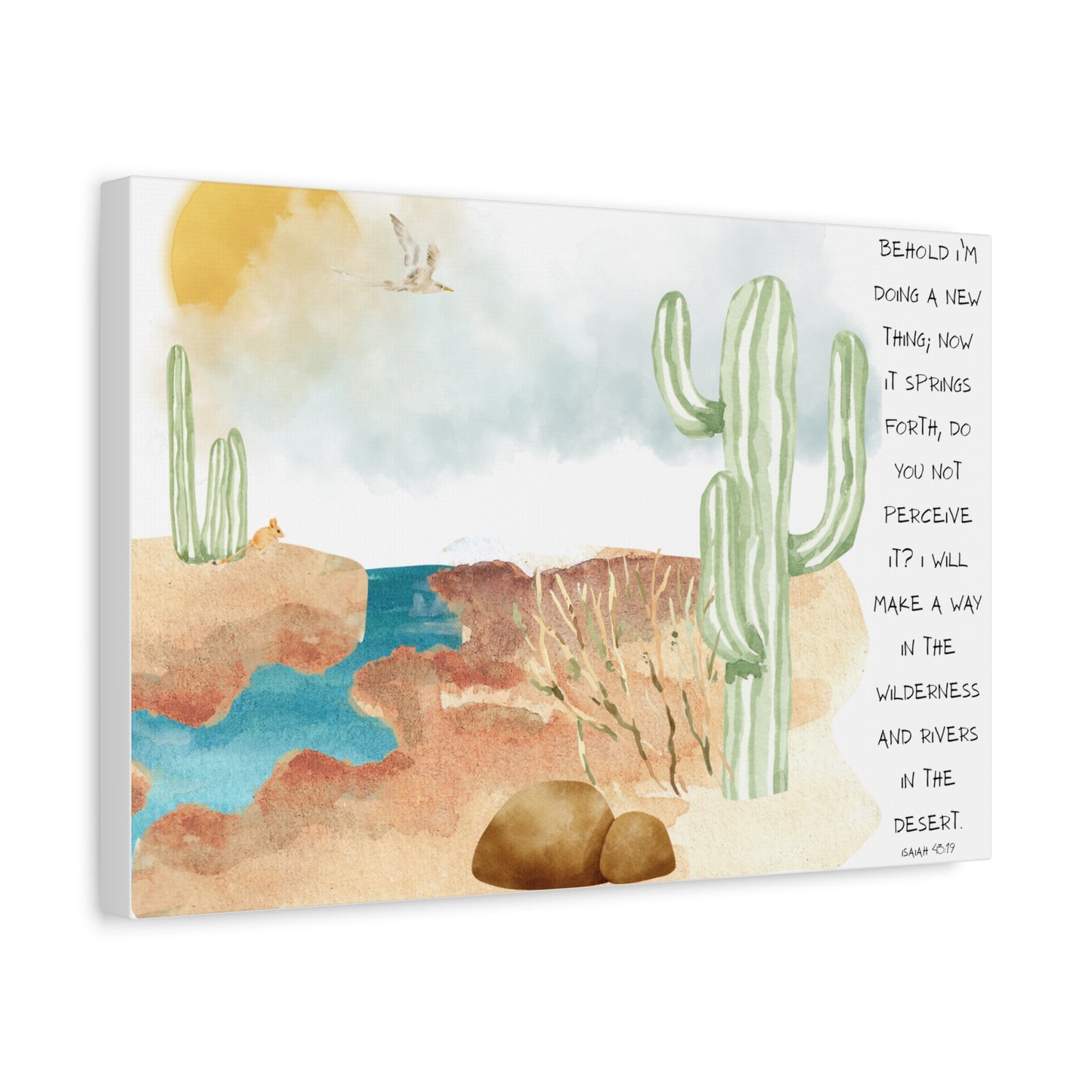 Isaiah 43:19 Canvas Art