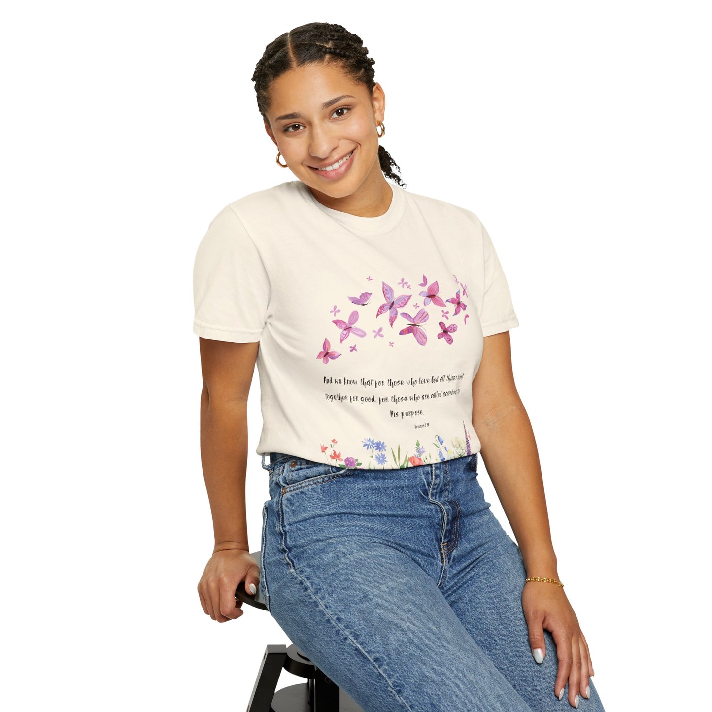 Romans 8:28 with grace T-shirt