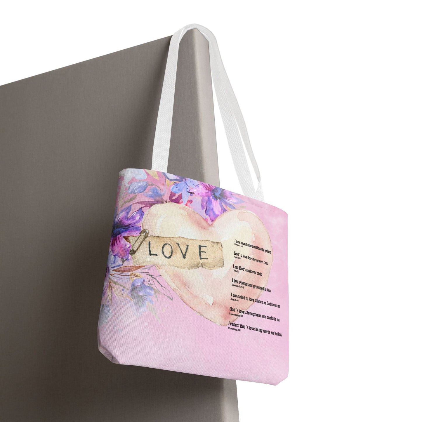 Love Affirmations Tote Bag