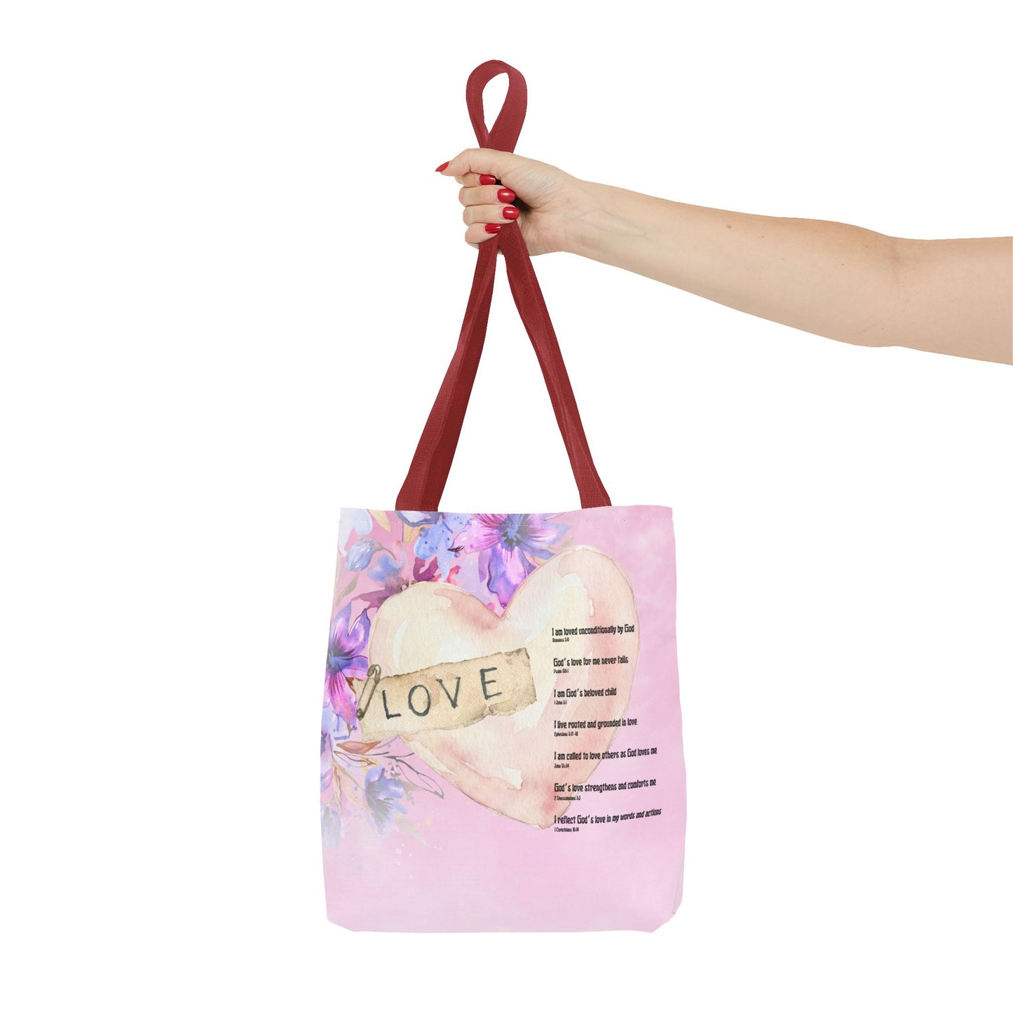 Love Affirmations Tote Bag
