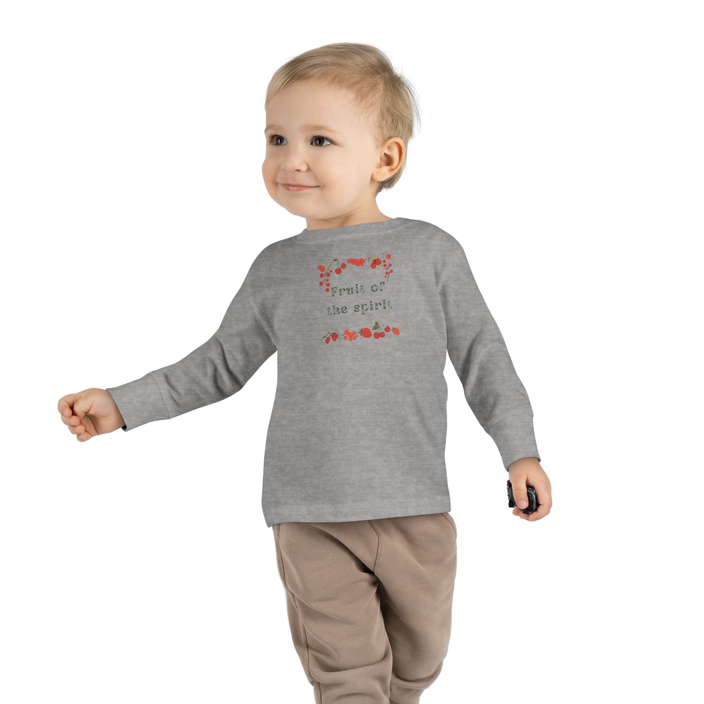 Fruitofhe Spirit Toddler Long Sleeve Tee