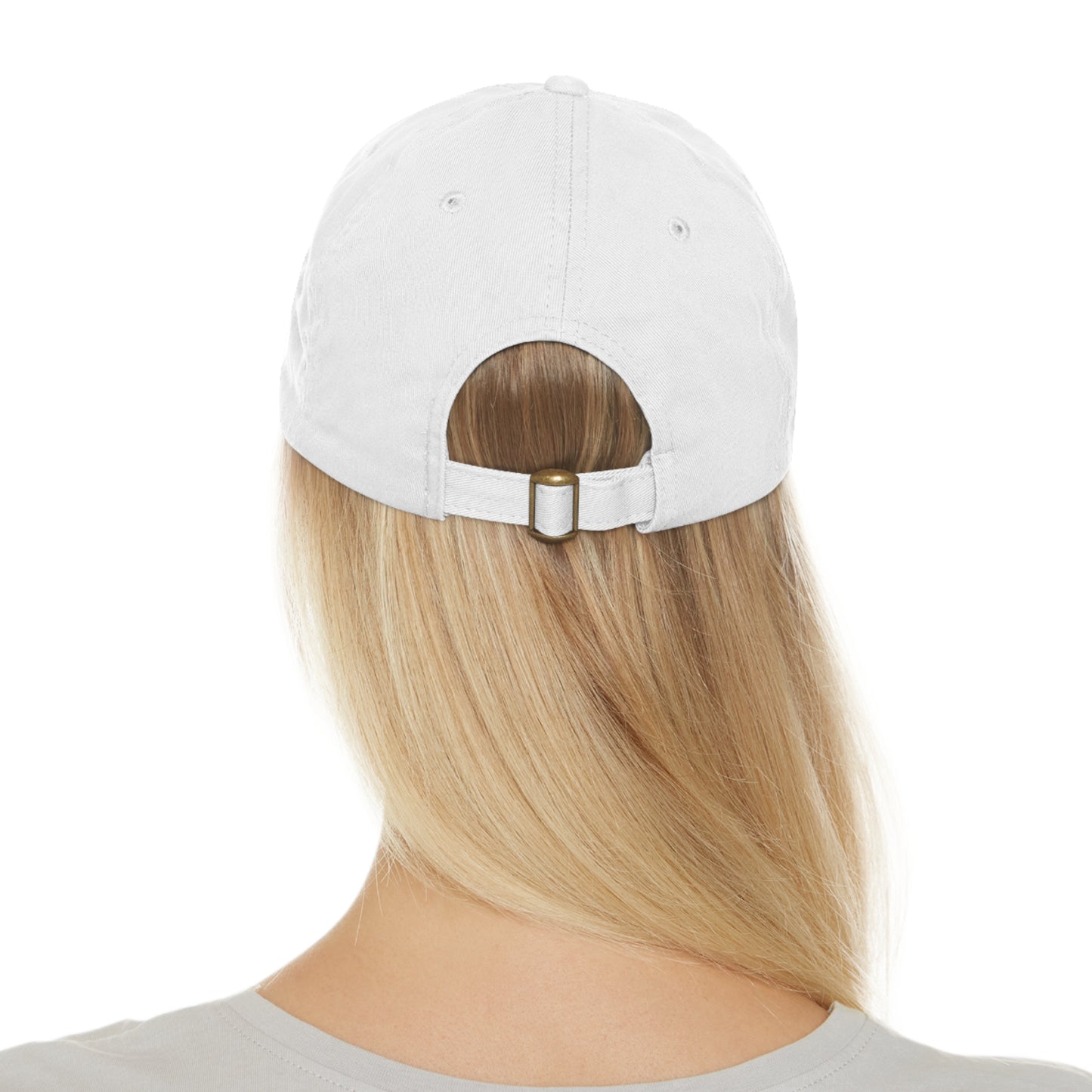 Bee Kind baseball cap with leather patch