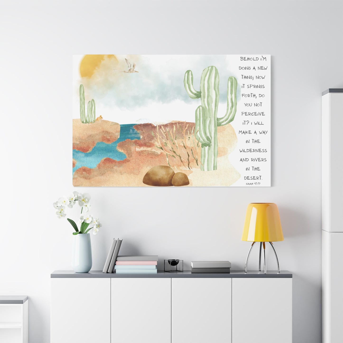 Isaiah 43:19 Canvas Art