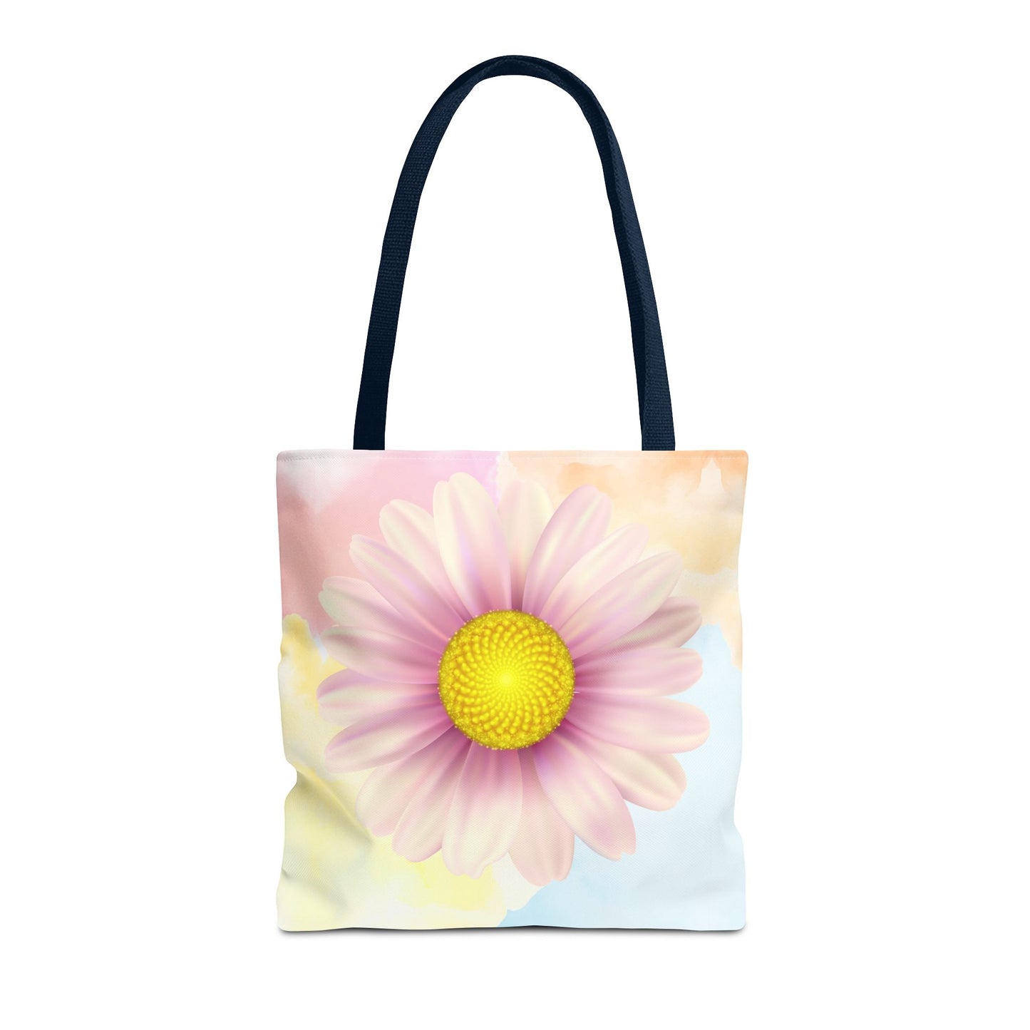 Lavender Watercolor Daisy Garden Tote Bag