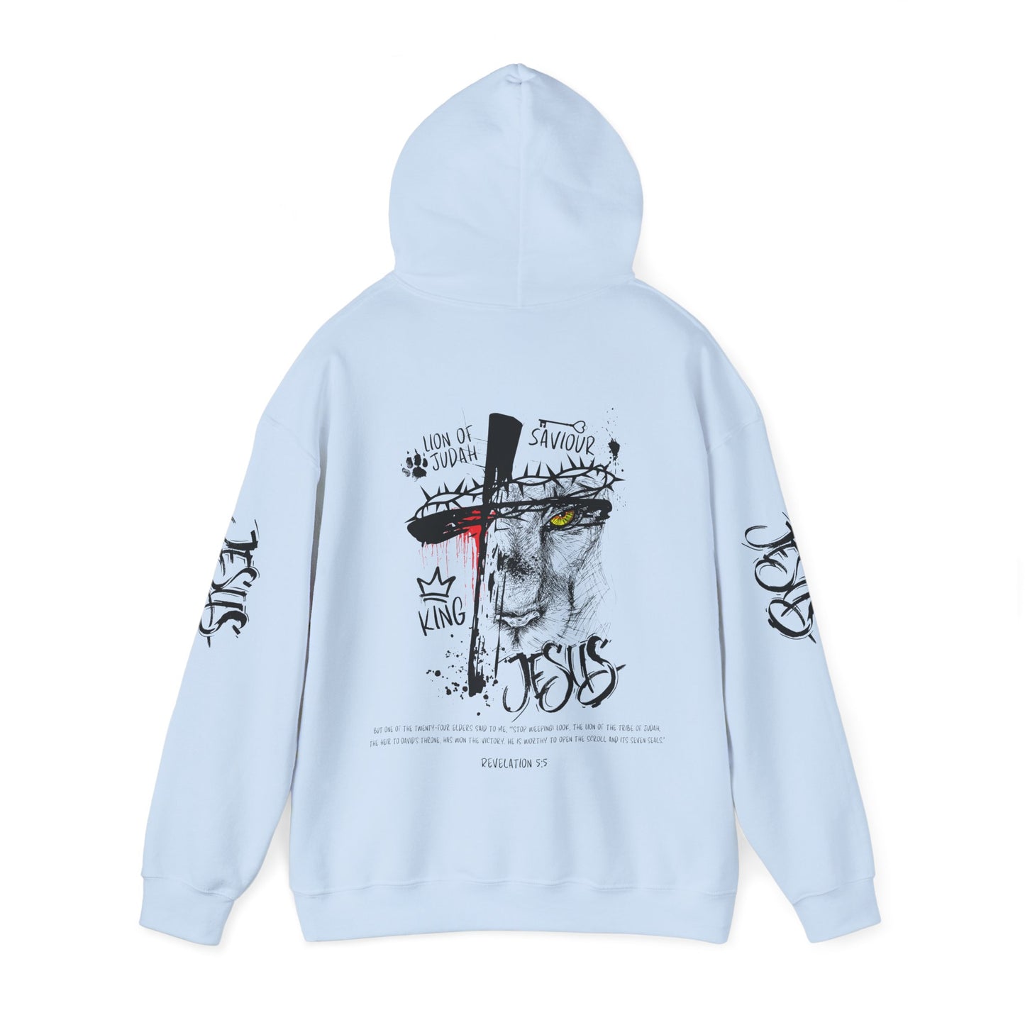 Lion of Judah Rev 5:5 Hooded Sweatshirt