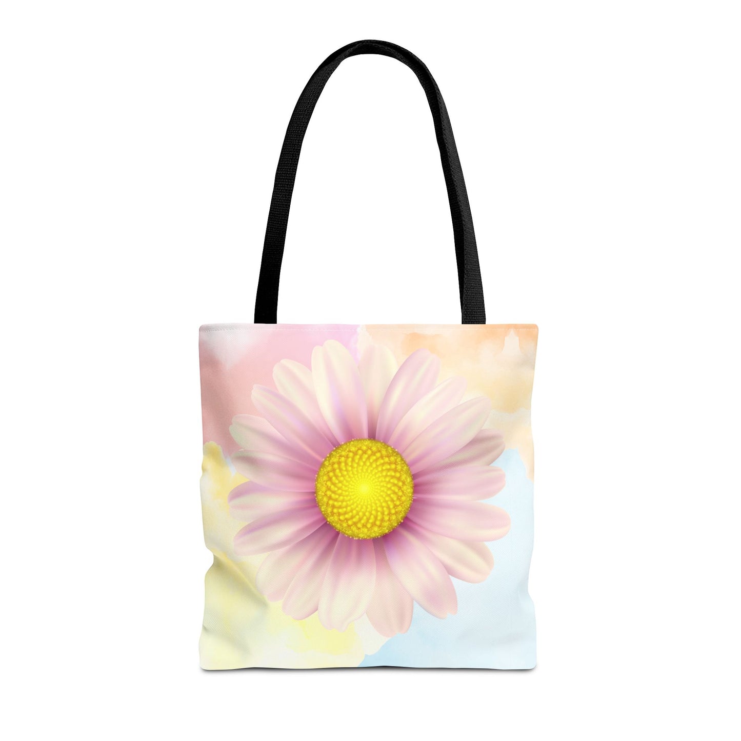 Lavender Watercolor Daisy Garden Tote Bag
