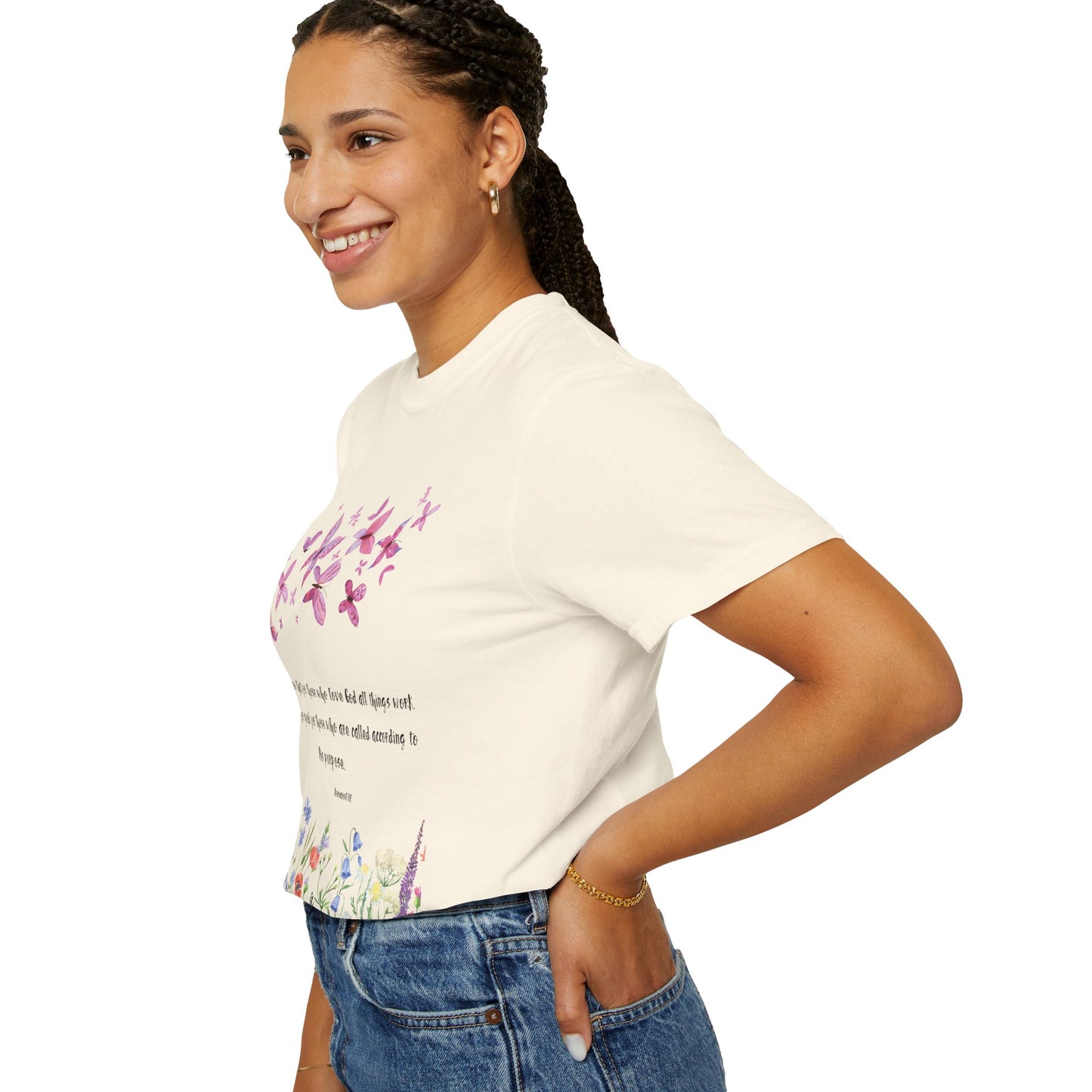 Romans 8:28 with grace T-shirt