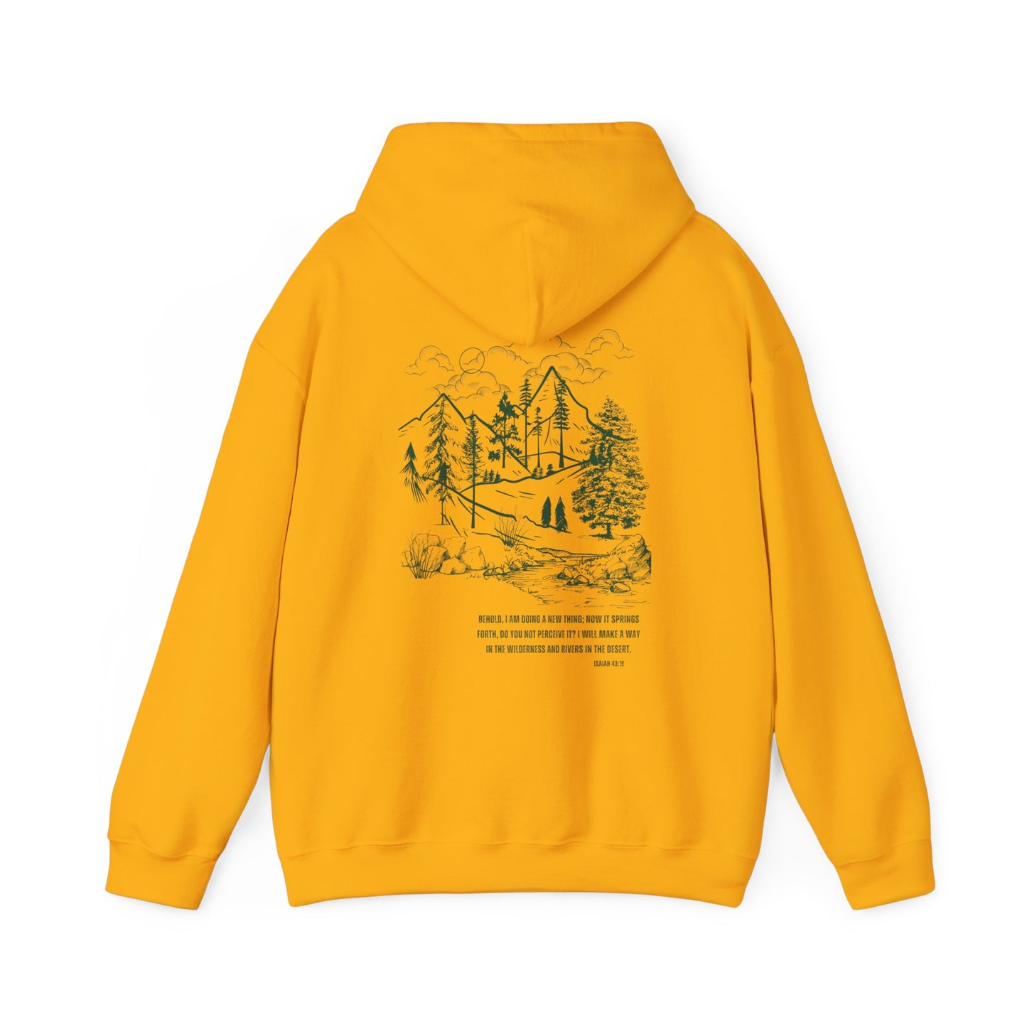 Isiah 43 Hooded Sweatshirt - Outdoor Adventure Vibes