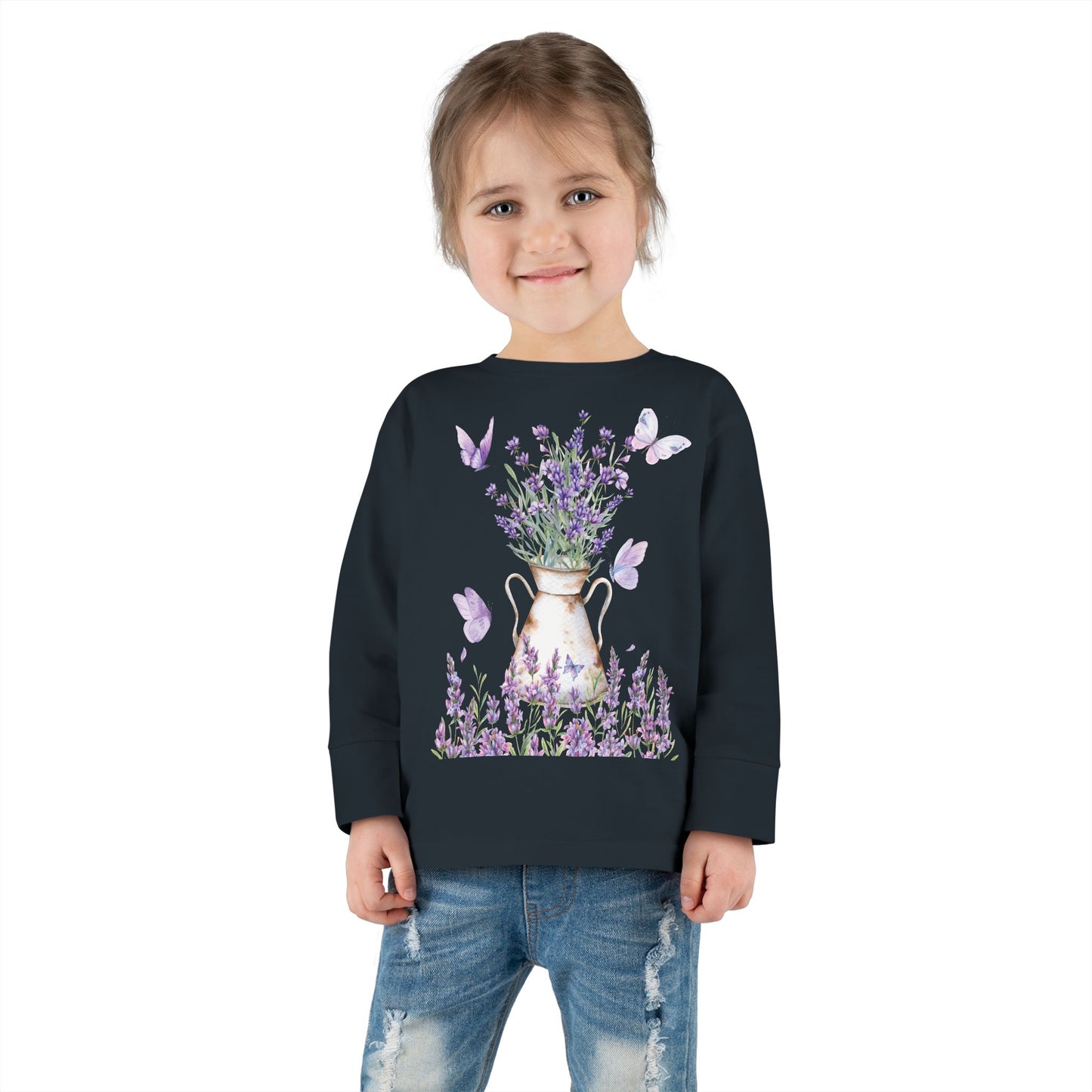 Lilacs Toddler Long Sleeve Tee