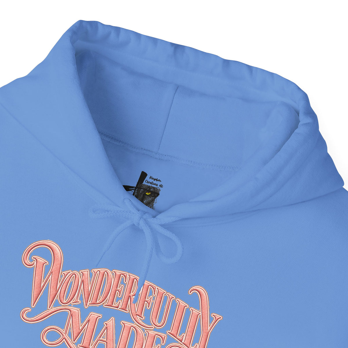 Wonderfully Made Hoodie — Floral Pearl Backprint Hooded Sweatshirt