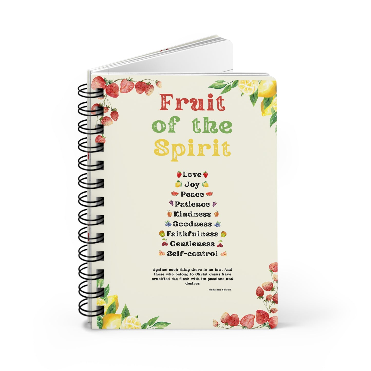 Fruit of the Spirit  Spiral Bound Journal