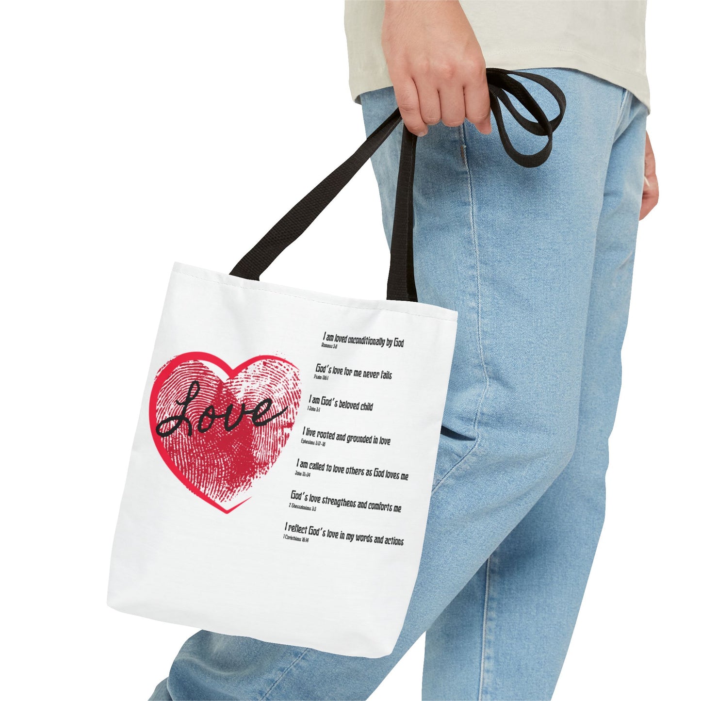 Love Affirmations Tote Bag