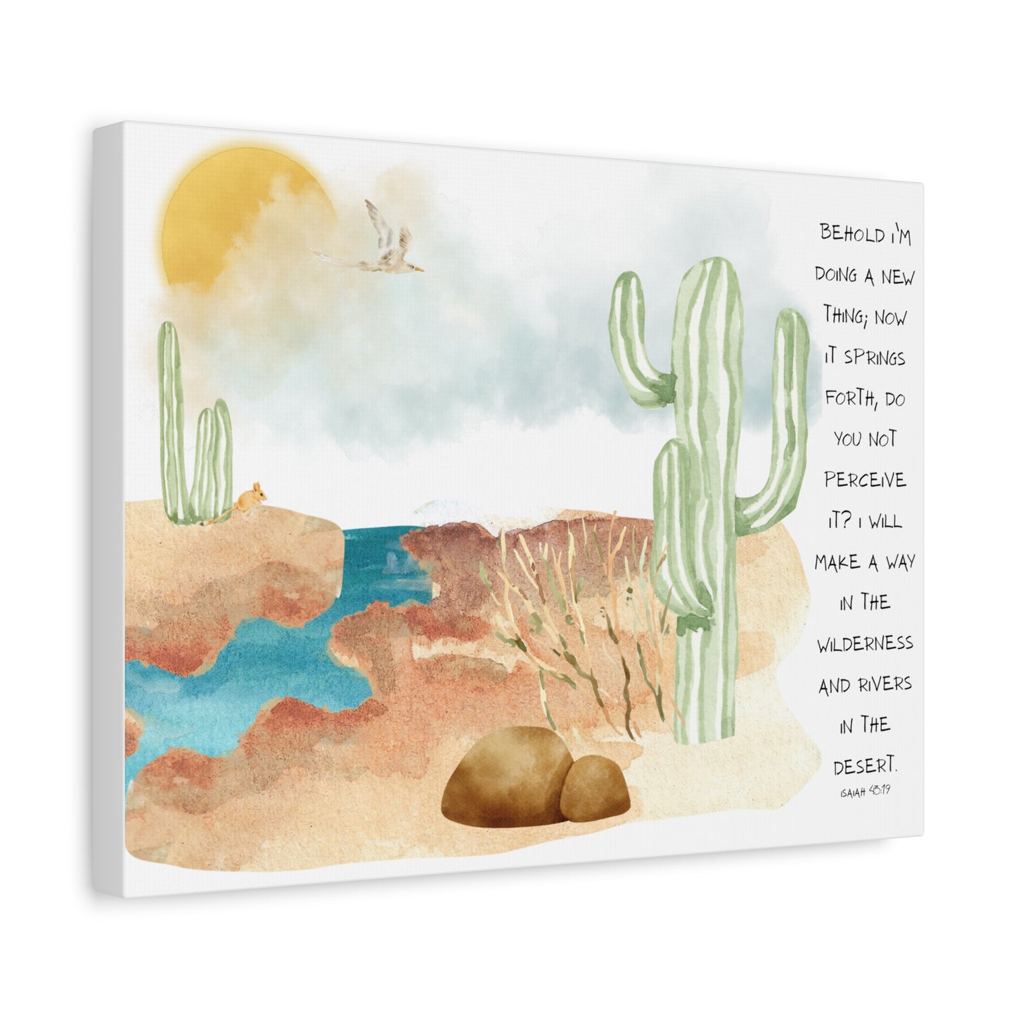 Isaiah 43:19 Canvas Art