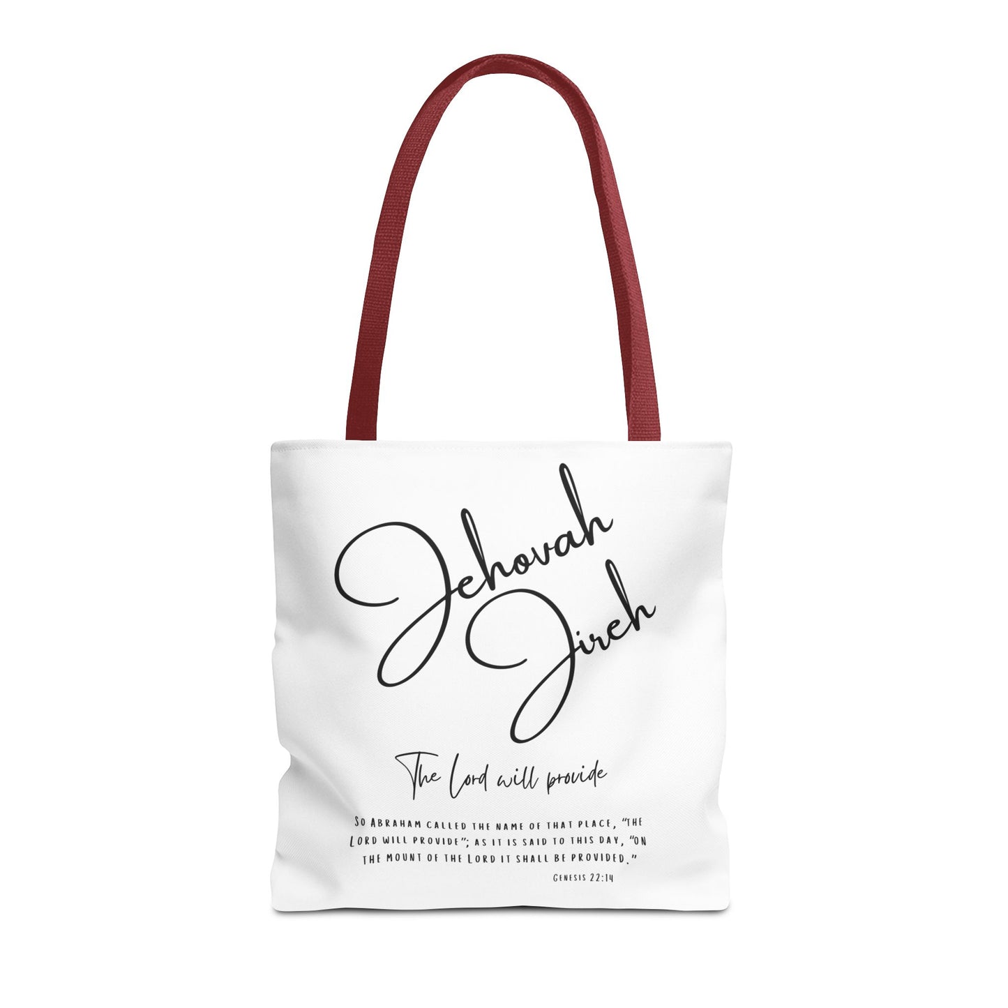 Jehova Jireh Tote Bag