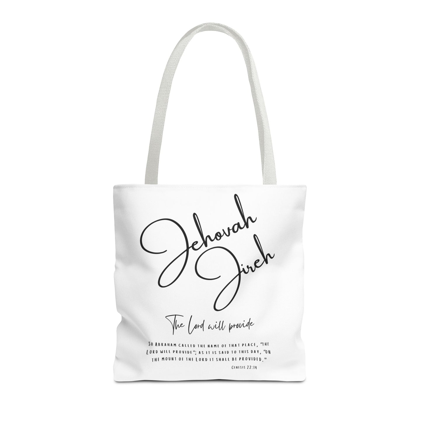 Jehova Jireh Tote Bag